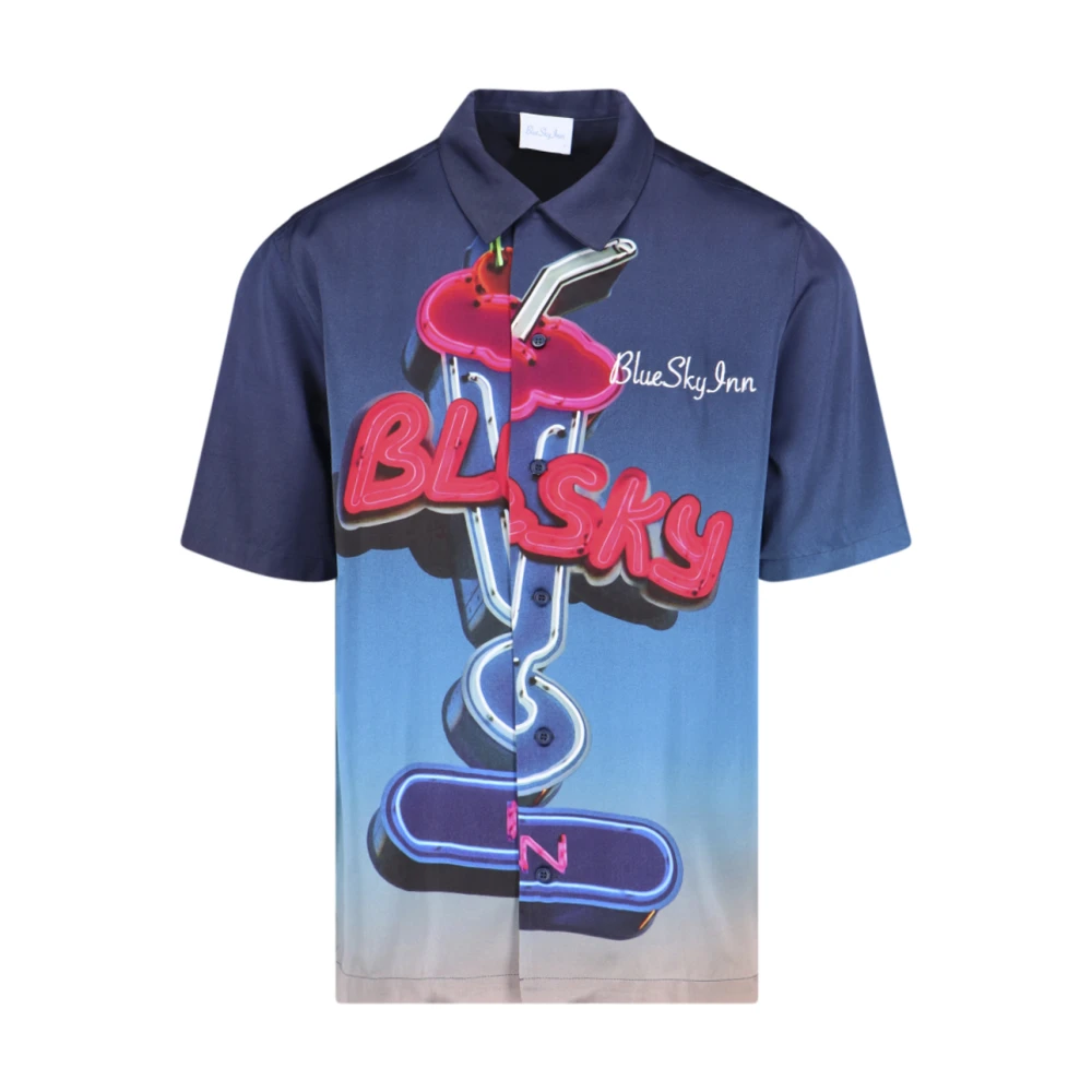 Blue Sky Inn Men's Short Sleeve Shirts, M, Short Sleeve Shirts