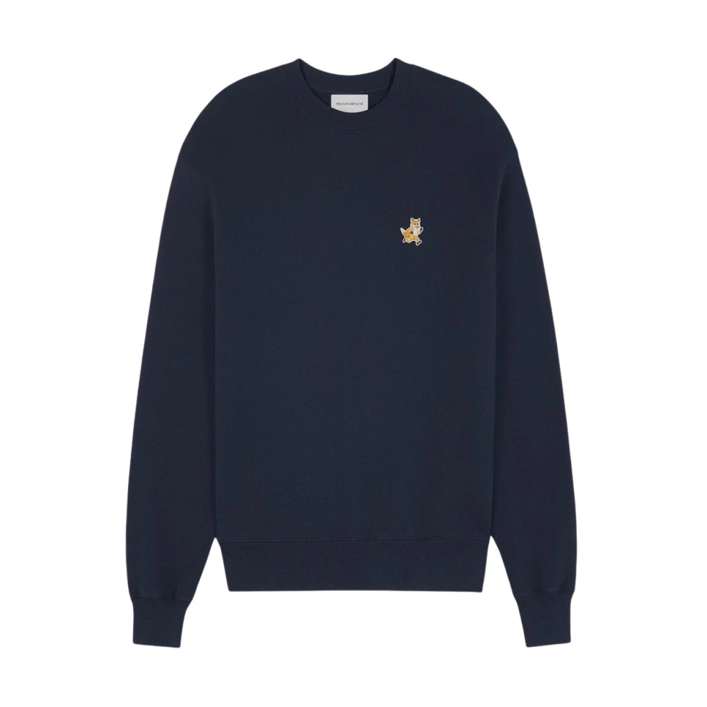 Maison Kitsuné Heren Sweatshirt Mode Blue Heren