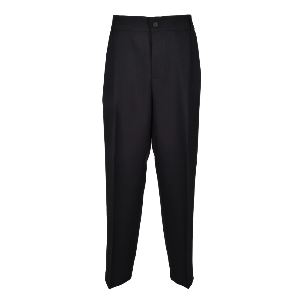 Versace Jeans Couture Stijlvolle polyester broek Black Heren
