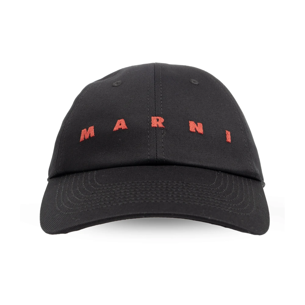 Marni Katoenen hoed voor mannen Black Heren