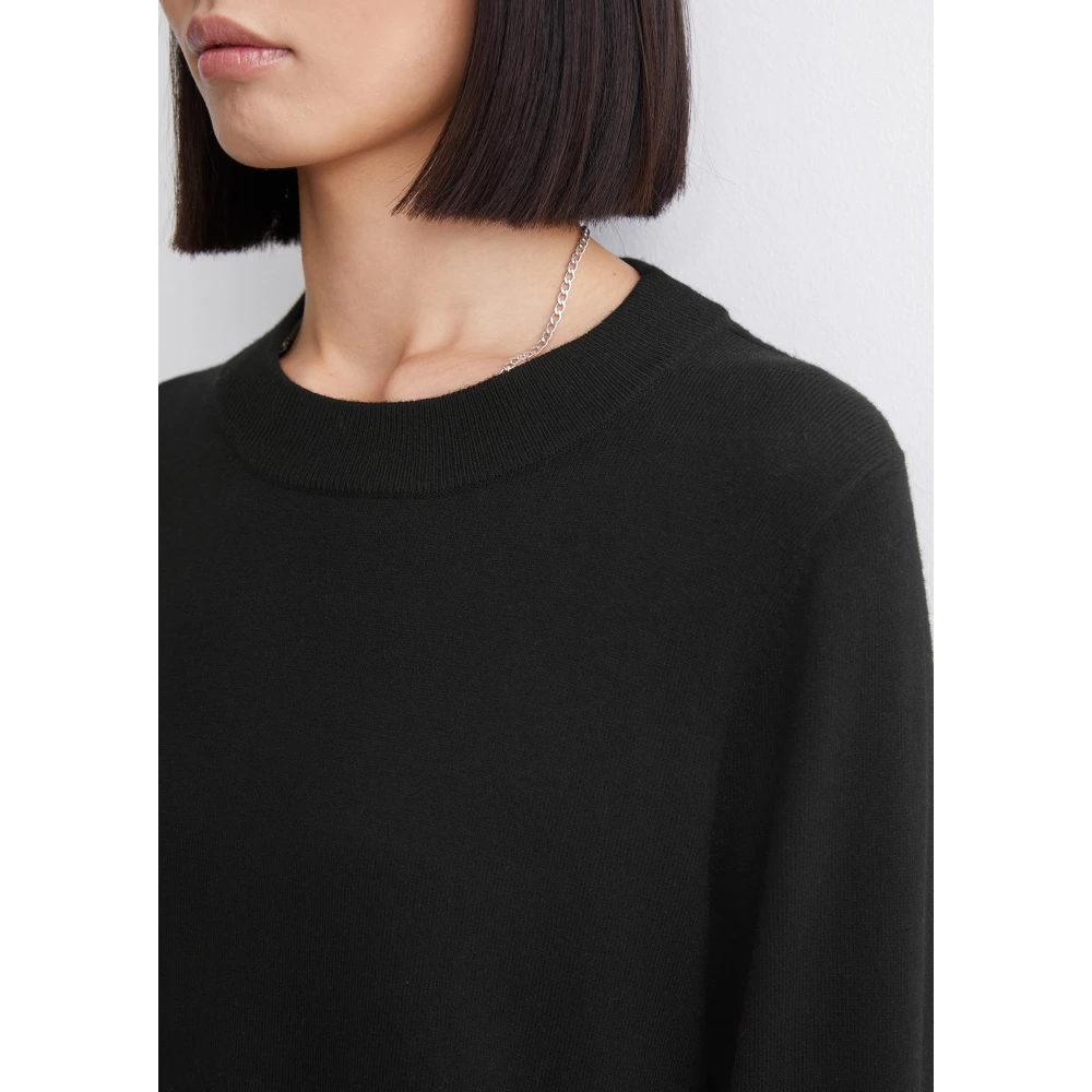 Marc O'Polo Gebreide jurk regular Black Dames