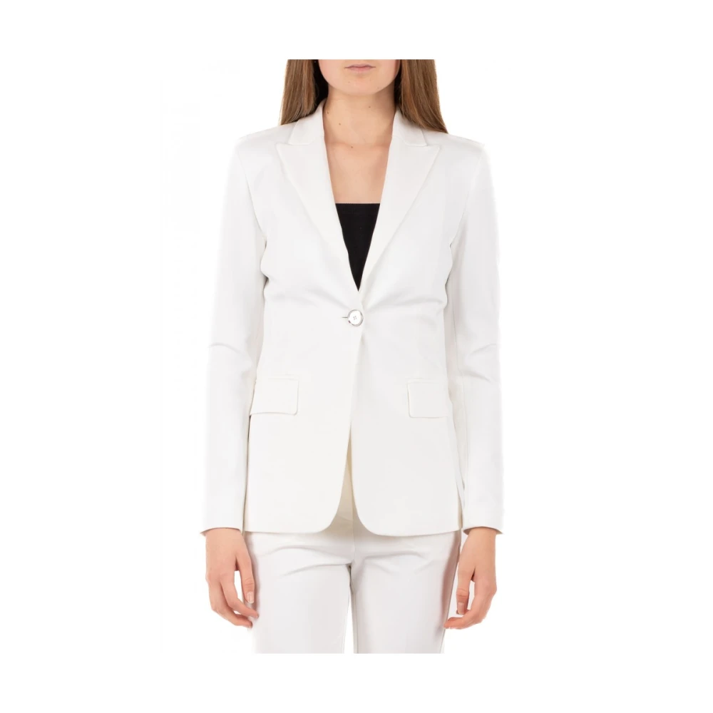 Pinko Women's White Stylish Jacket In Pink - Blazers - Xs - Jackets