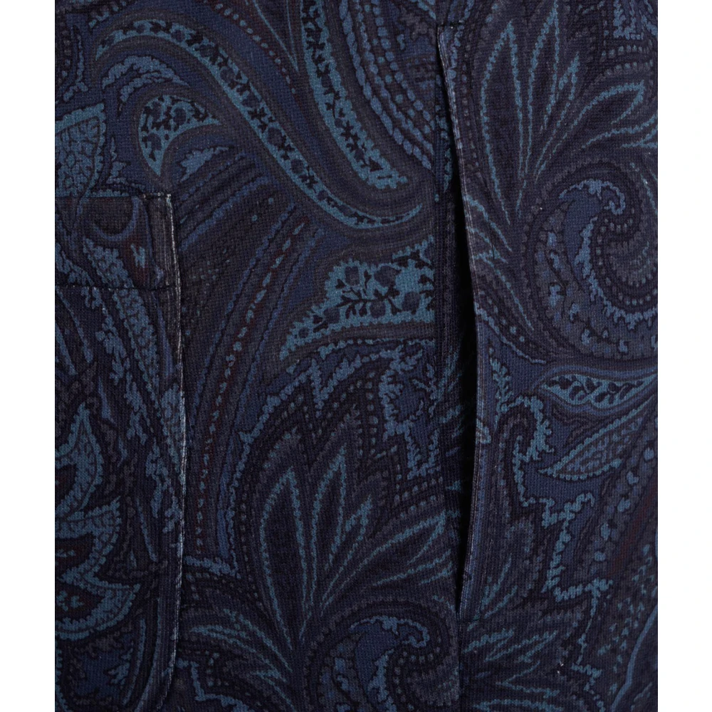 ETRO Blauwe Broek voor Heren Blue Heren