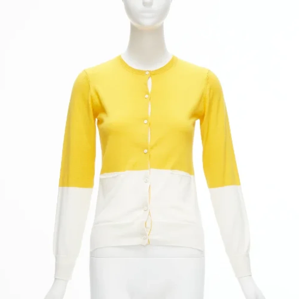 Stella McCartney Pre-owned Cotton tops Yellow Dames