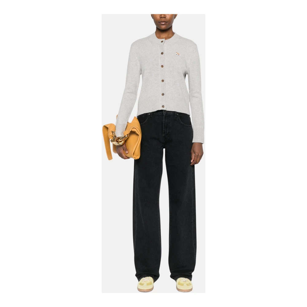 7 For All Mankind Wijde Broek Zomerse Stijl Black Dames