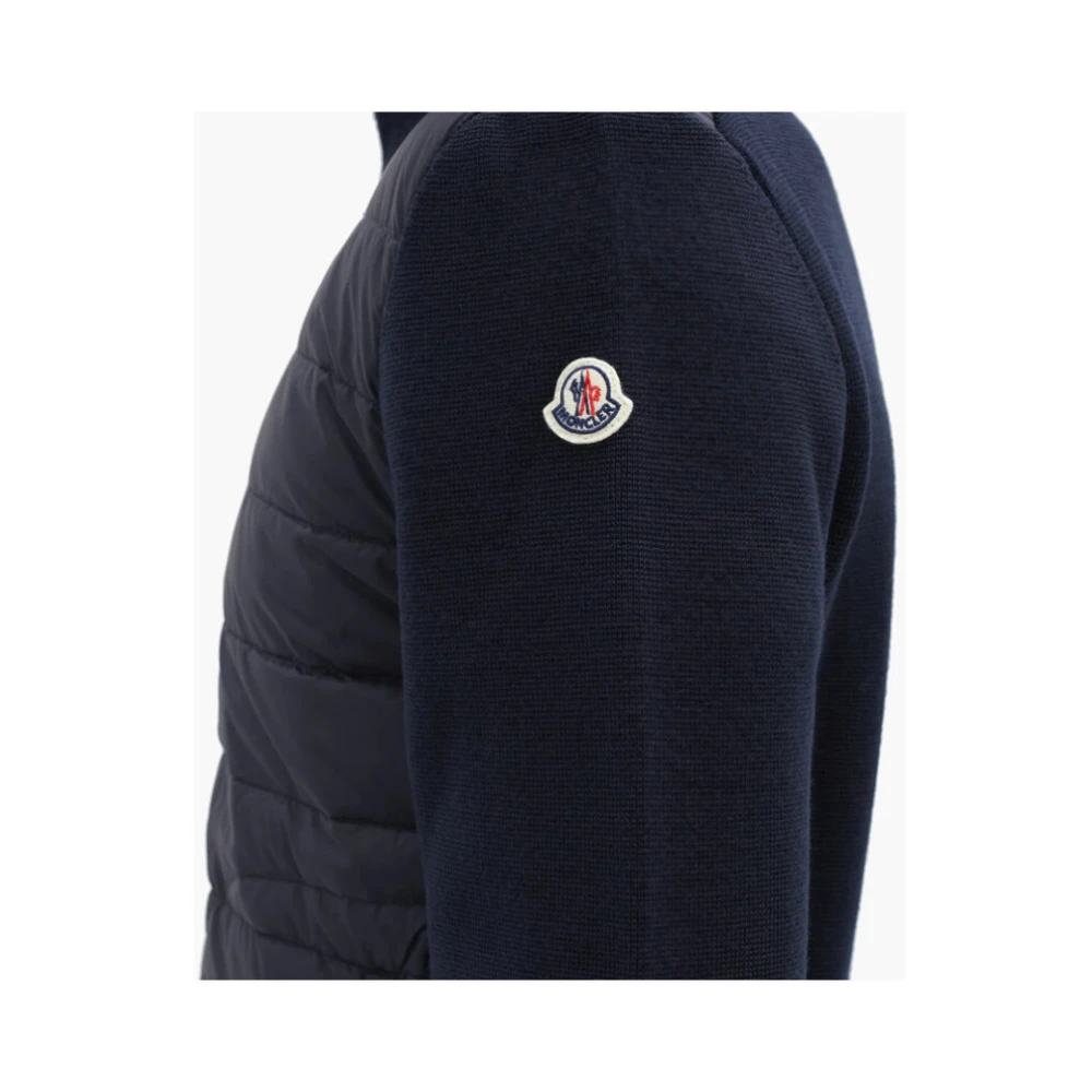 Moncler Gevoerde Vest Blue Heren