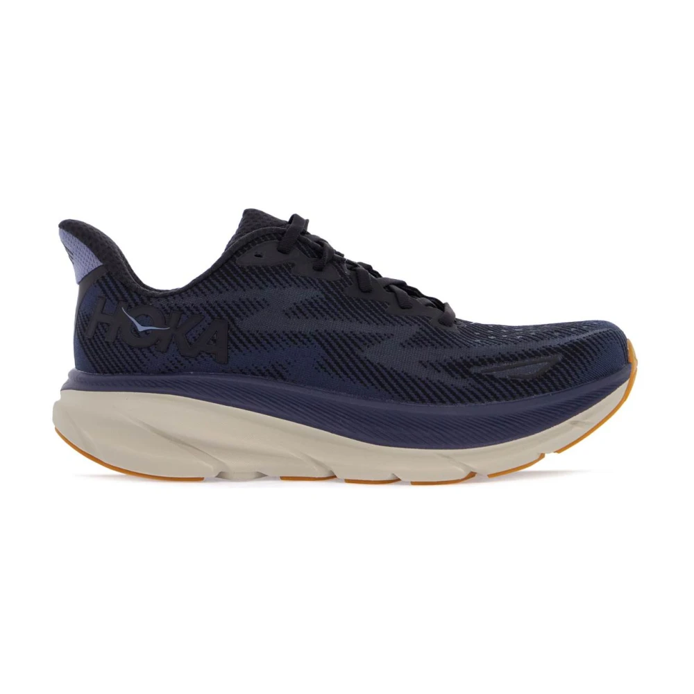 Hoka One One Andningsbara Stickade Sneakers med Durabrasion Sula Blue, Herr