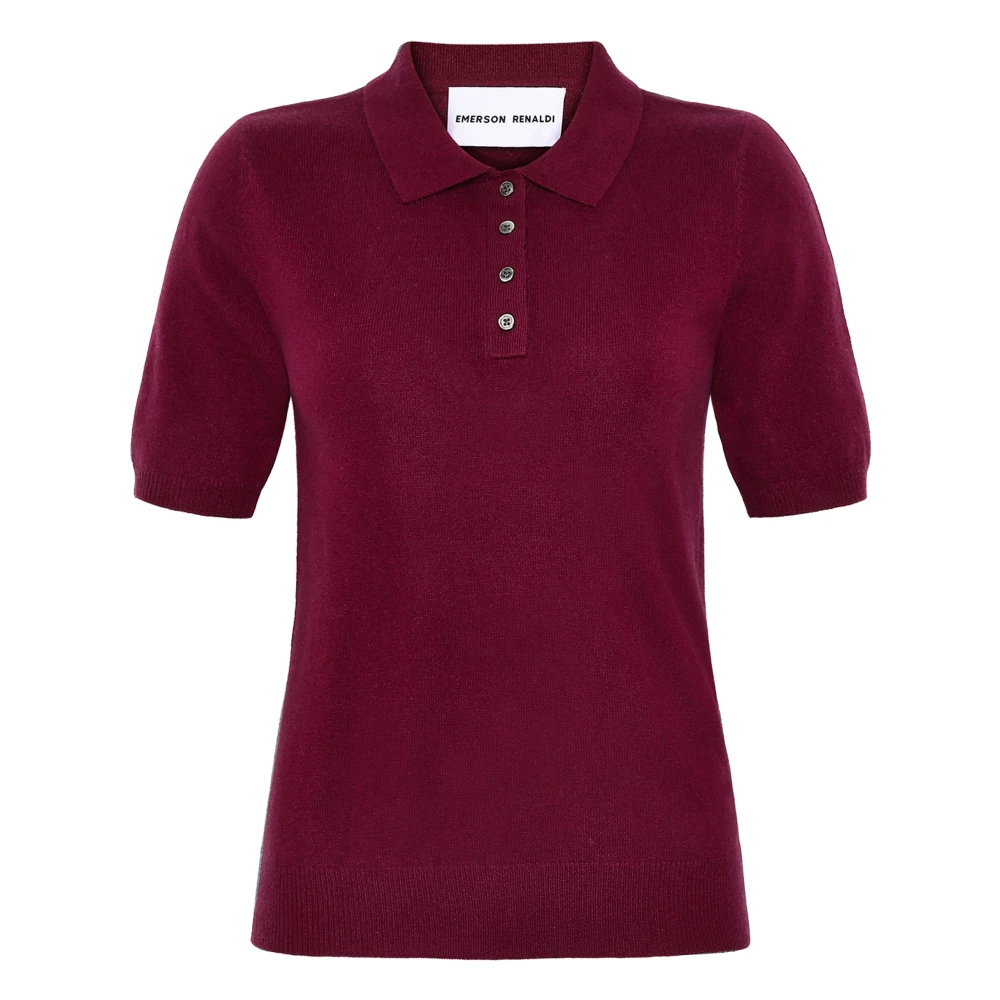 Emerson Renaldi Kasjmier Bordeaux Polo Shirt Red Dames