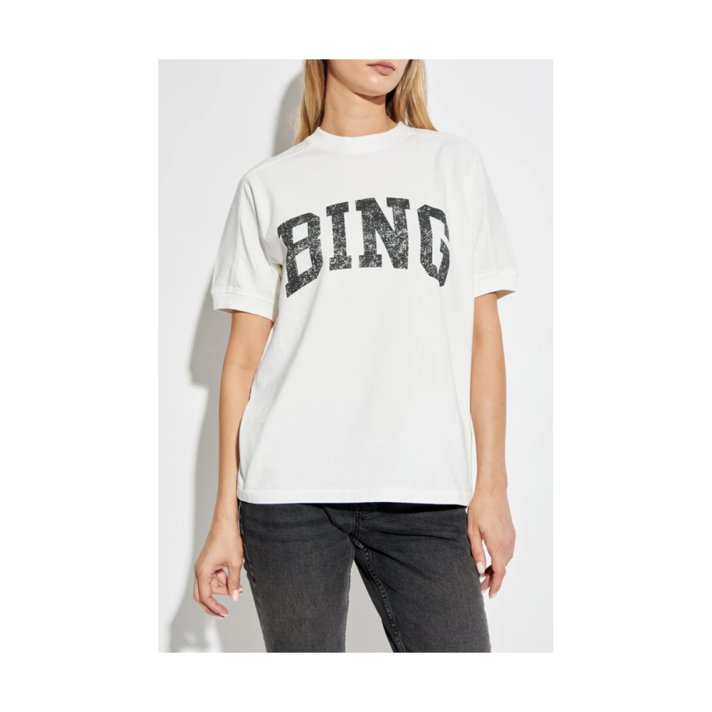 Anine Bing Jaylin T-Shirt White Dames