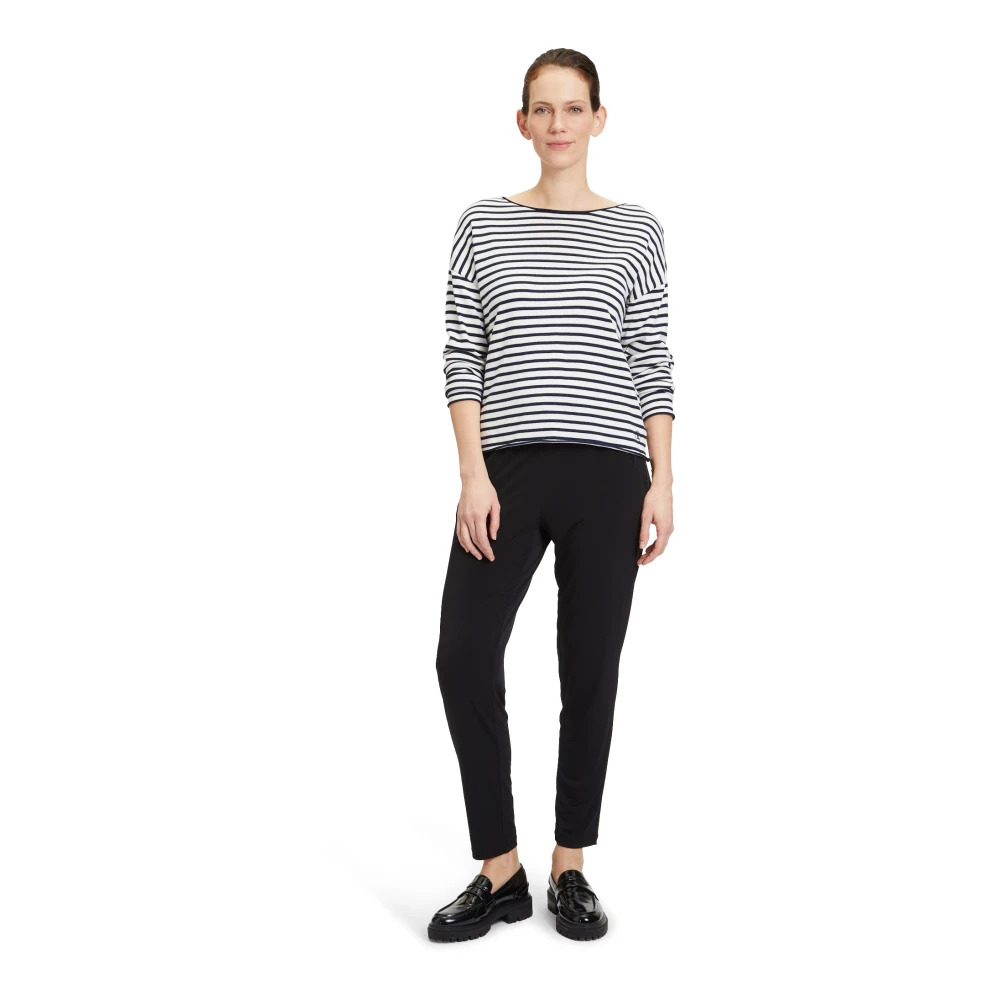 Betty & Co Gestreepte U-hals Trui Multicolor Dames