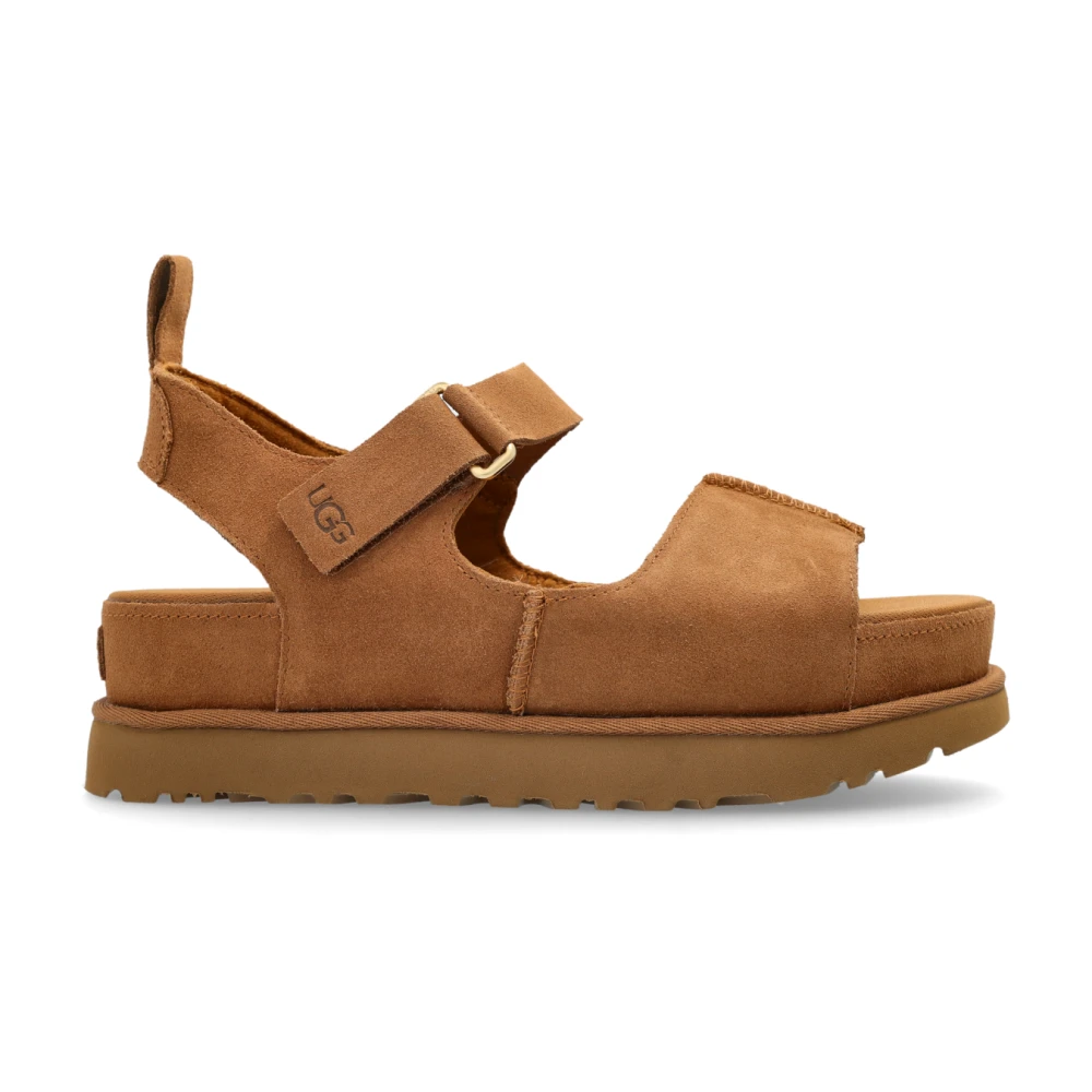 Ugg Brown Sandals W Doldenstar Hi - Female - Flat Sandals - 8 Uk - Shoes