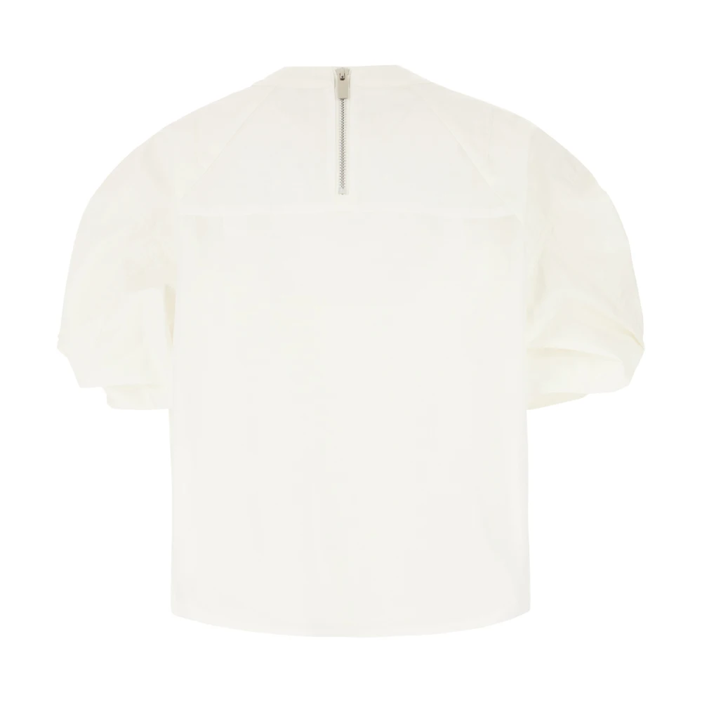 Sacai Stijlvolle TOP voor Trendsetters Beige Dames