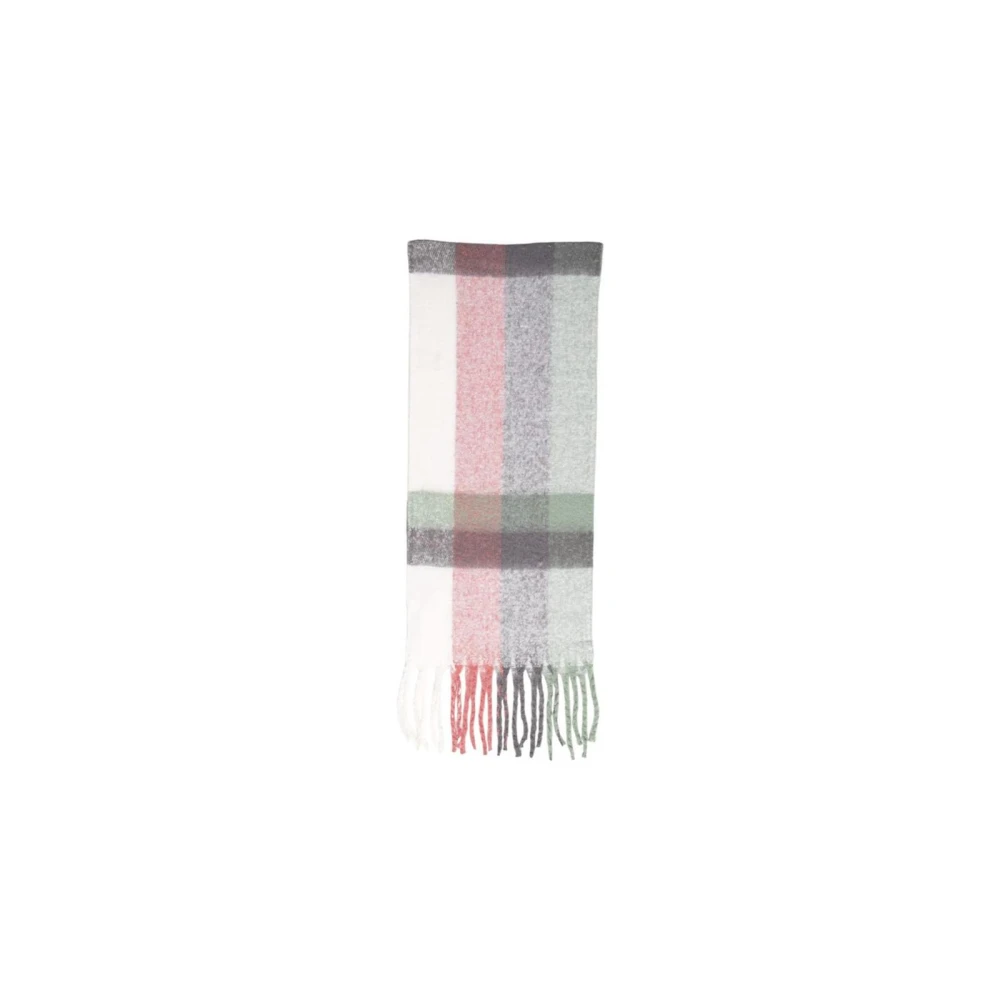 Only Grijze Polyester Sjaal voor de Winter Multicolor Dames