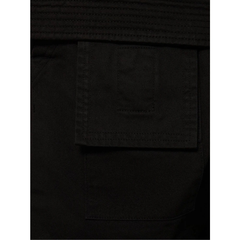 Rick Owens Zwarte Cargo Broek Creatch Stijl Black Heren