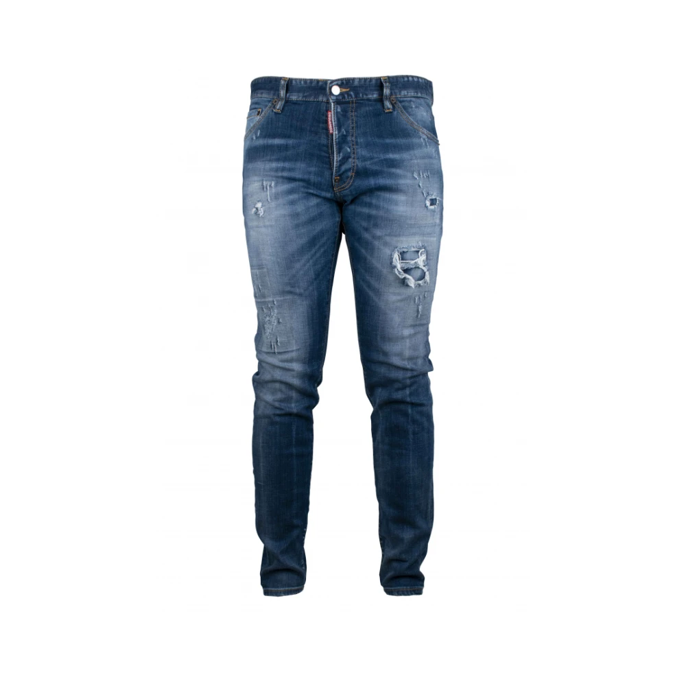Dsquared2 Cool Guy Blauwe Stretch Jeans Blue Heren