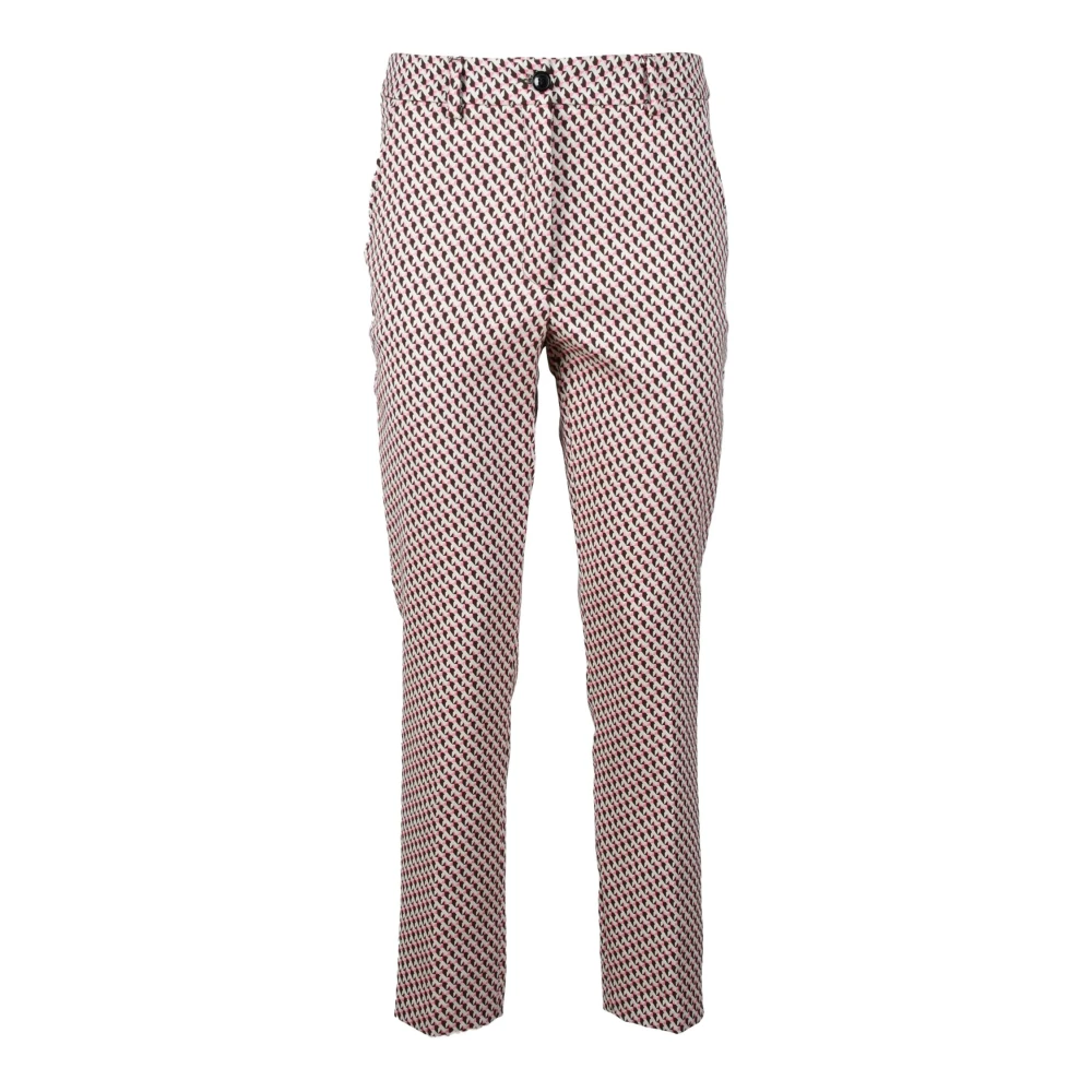 Seventy Katoenmix Stretch Broek Multicolor Dames
