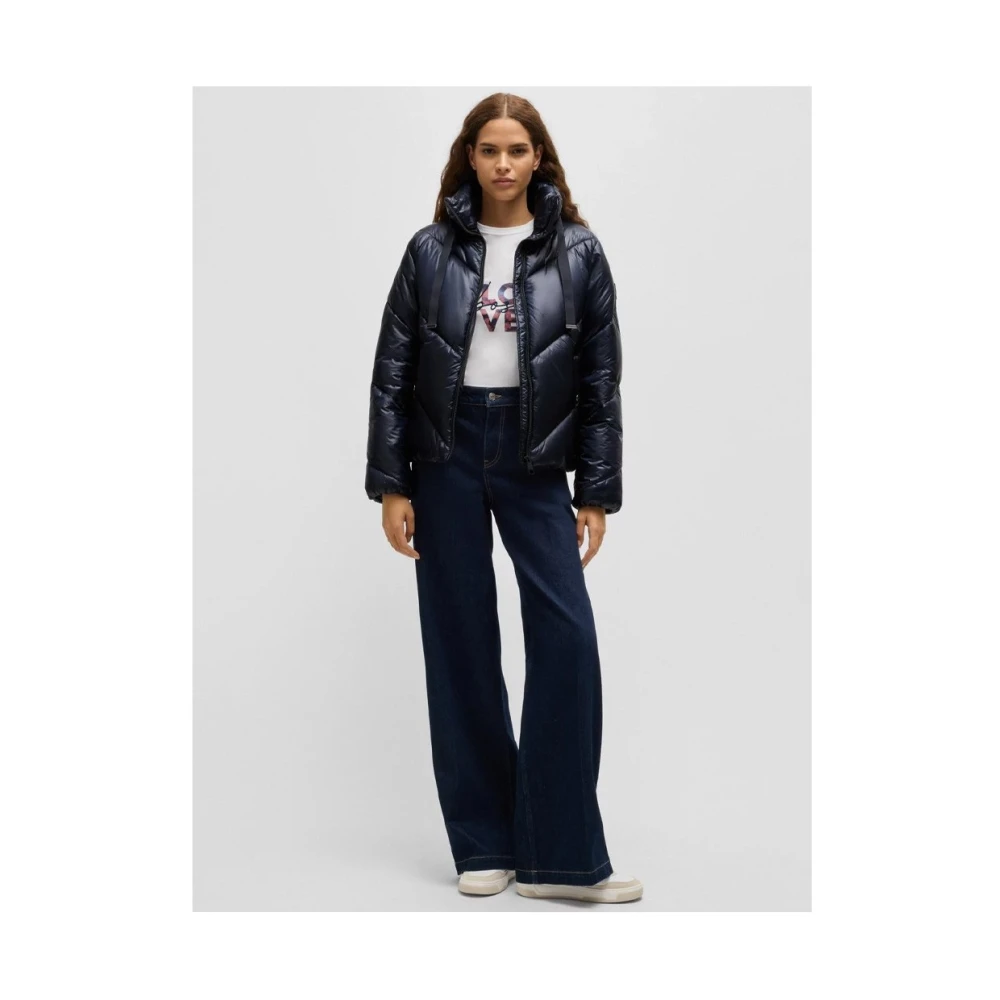 Hugo Boss Stijlvolle Jas voor Mannen Blue Dames