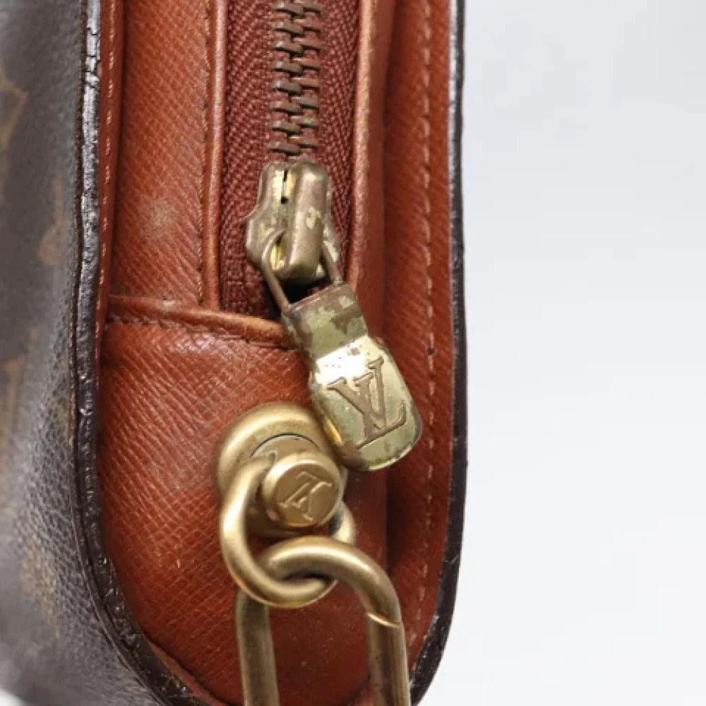 Louis Vuitton Vintage Pre-owned Canvas clutches Brown Dames