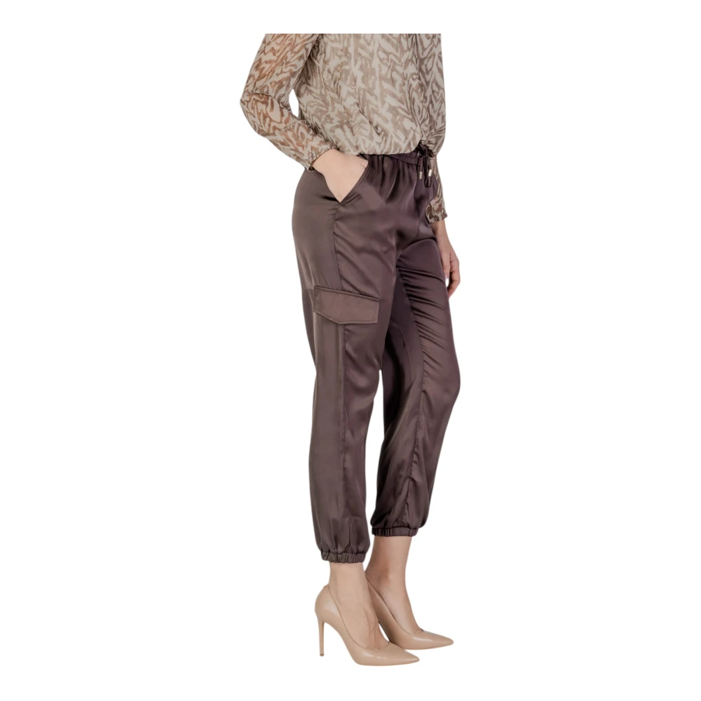 Liu Jo Lente Zomer Dames Regular Polyester Broeken Brown Dames