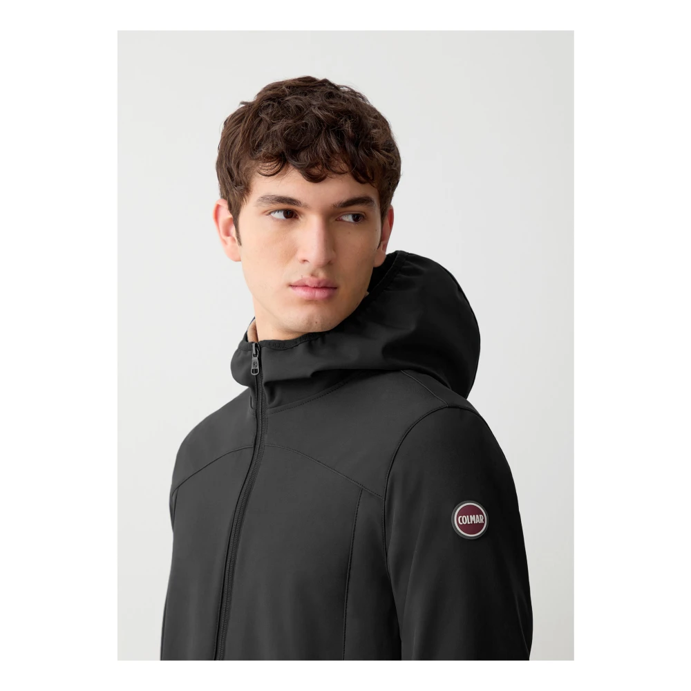 Colmar Zwarte Jassen met Ritssluiting Black Heren
