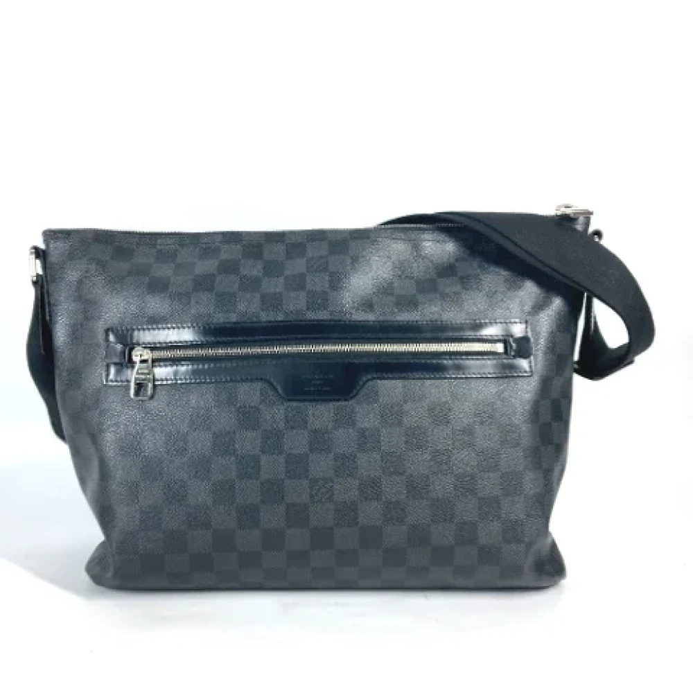 Louis Vuitton Vintage Pre-owned Cotton louis-vuitton-bags Black Dames