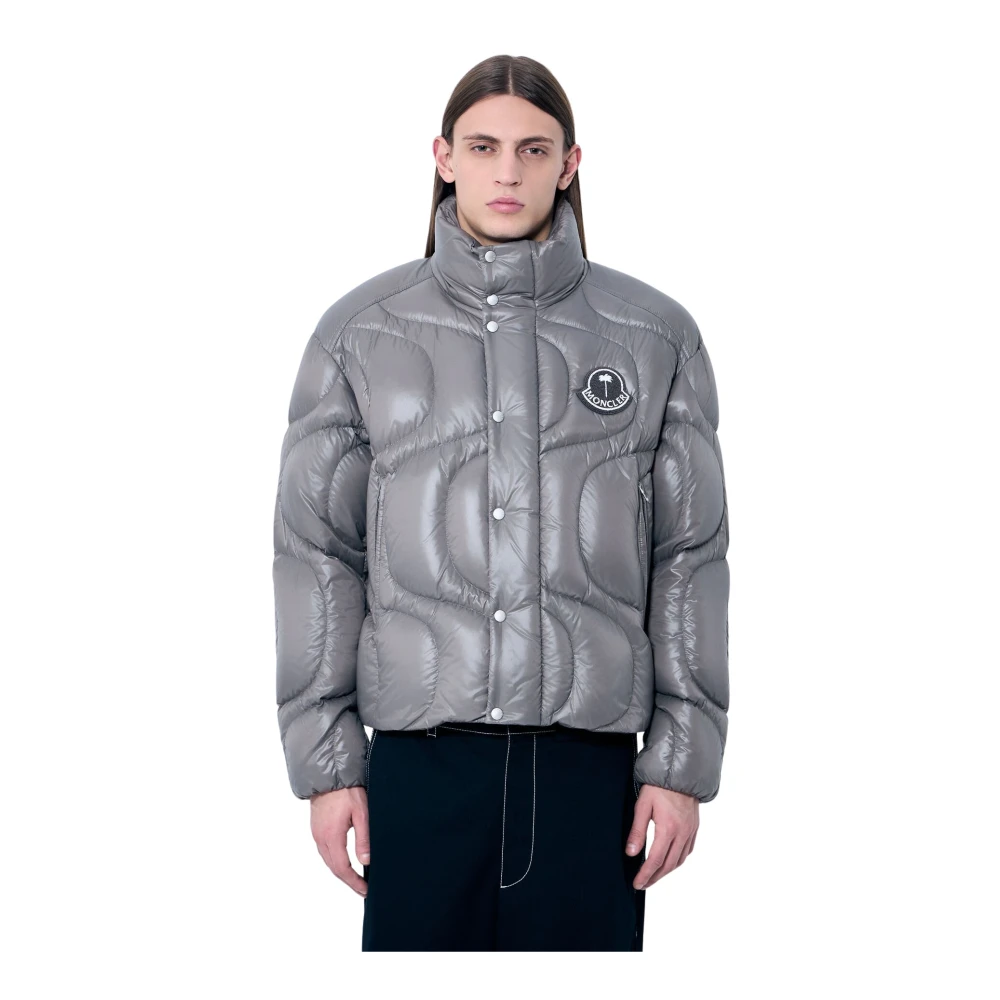 Moncler Golfmotief Donsjack Gray Heren