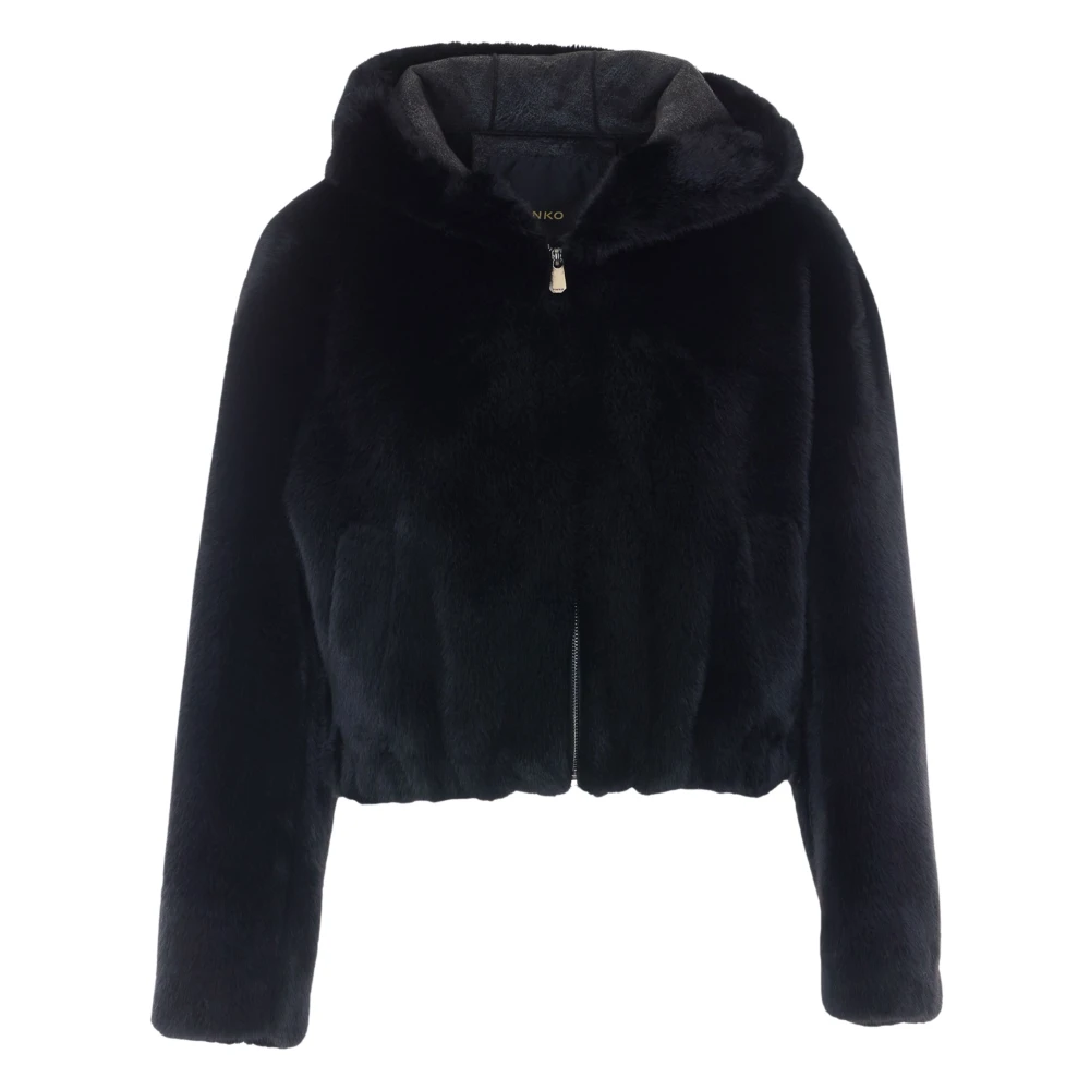 Pinko Women's Black - Faux Fur Cropped Jacket - S - Image 3