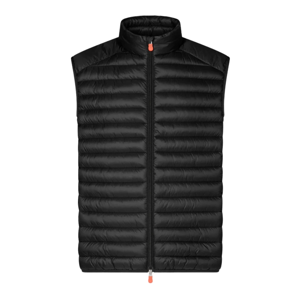 Save The Duck Men's Black Waistcoats, 2XL, Adam Icon Puffer Vest