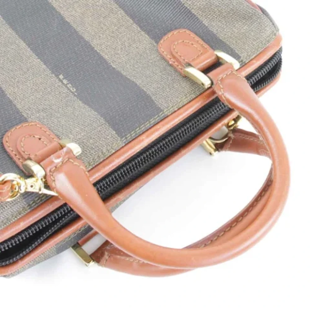 Fendi Vintage Pre-owned Canvas fendi-bags Brown Dames