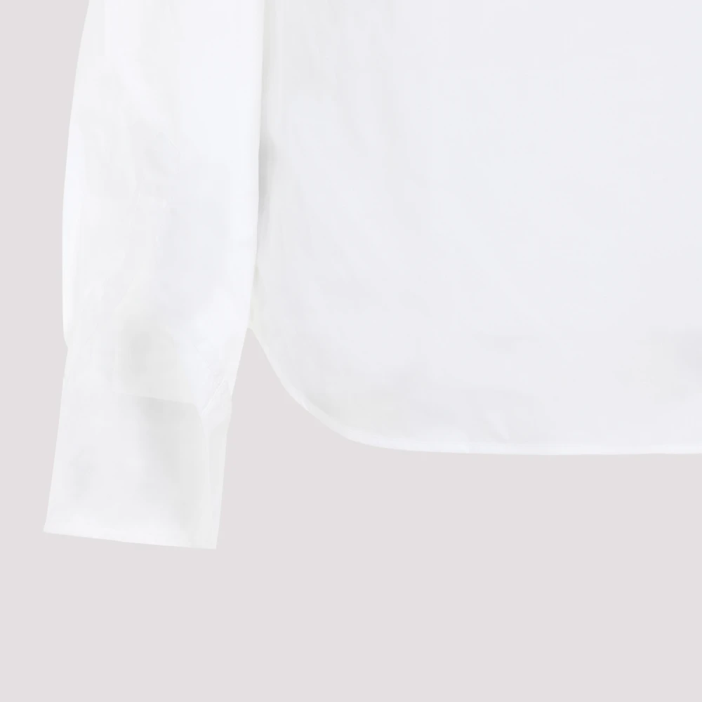 MM6 Maison Margiela Wit Overhemd Klassieke Stijl White Dames