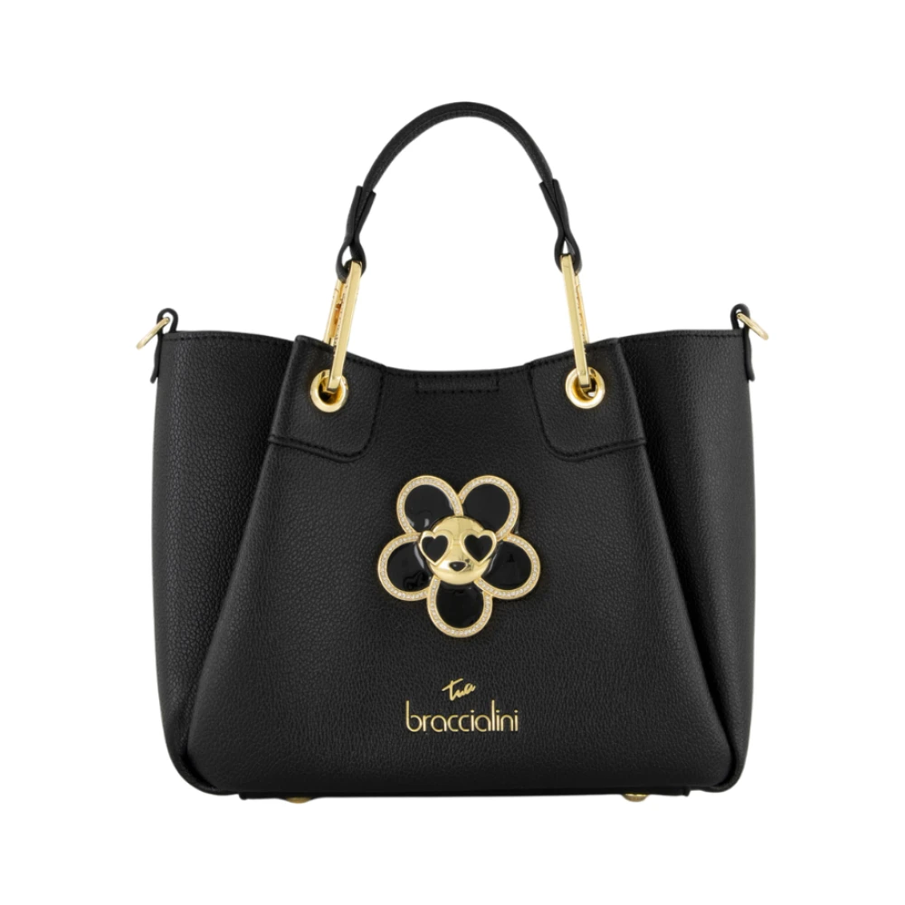 Braccialini Donna Nero Borse, Taglia Unica, New,
