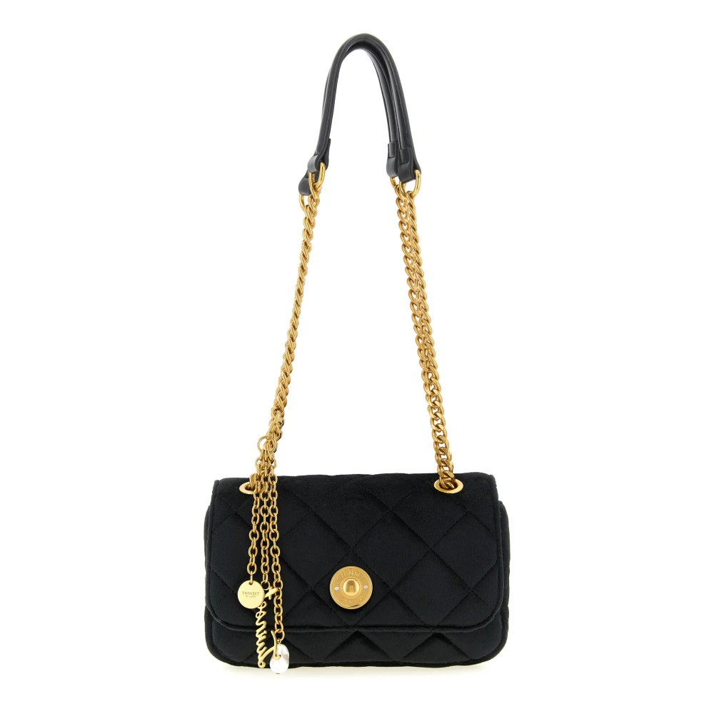 Twinset Vrouw Zwart Tassen Dames, One Size, Milano Crossbody Tas