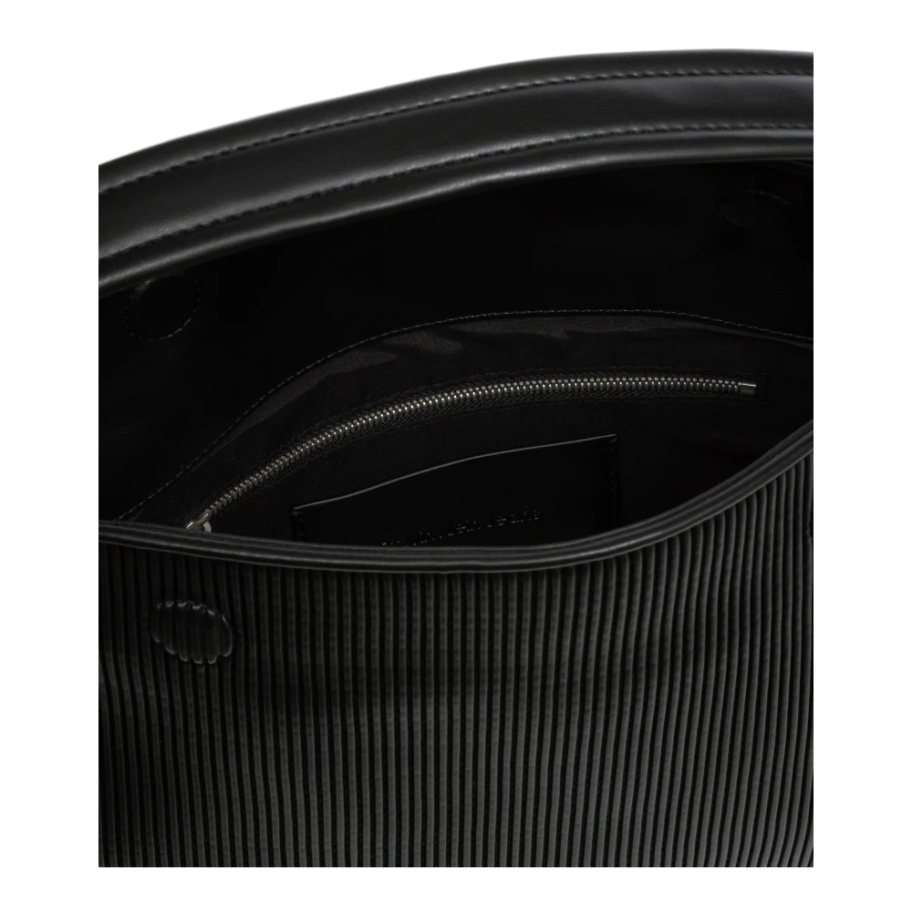 Calvin Klein Jeans Stijlvolle Schoudertas met Magneetsluiting Black Dames