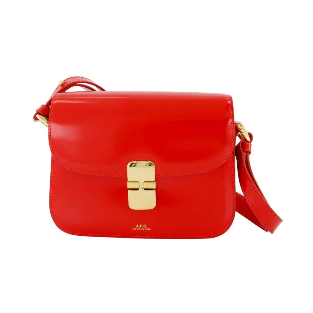 A.p.c. Women's Red Grace Small Shoulder Bag