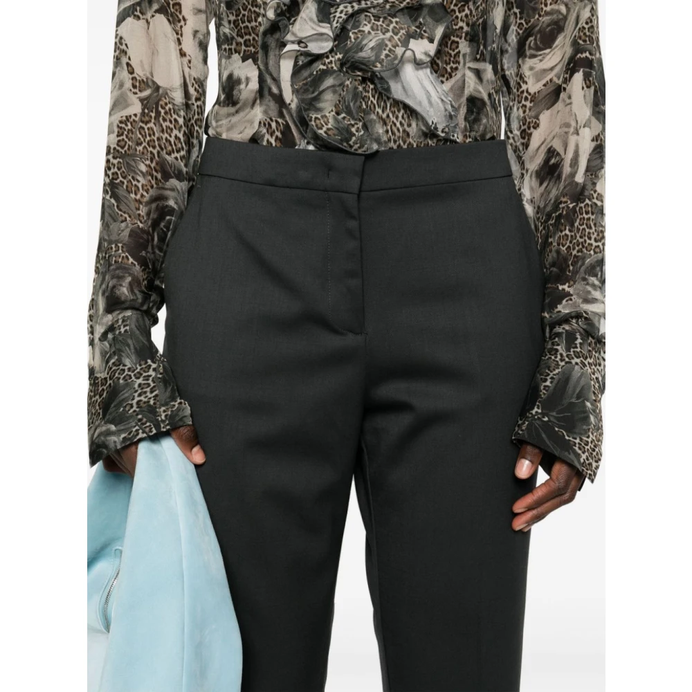 ETRO Grijze Wollen Broek Gray Dames