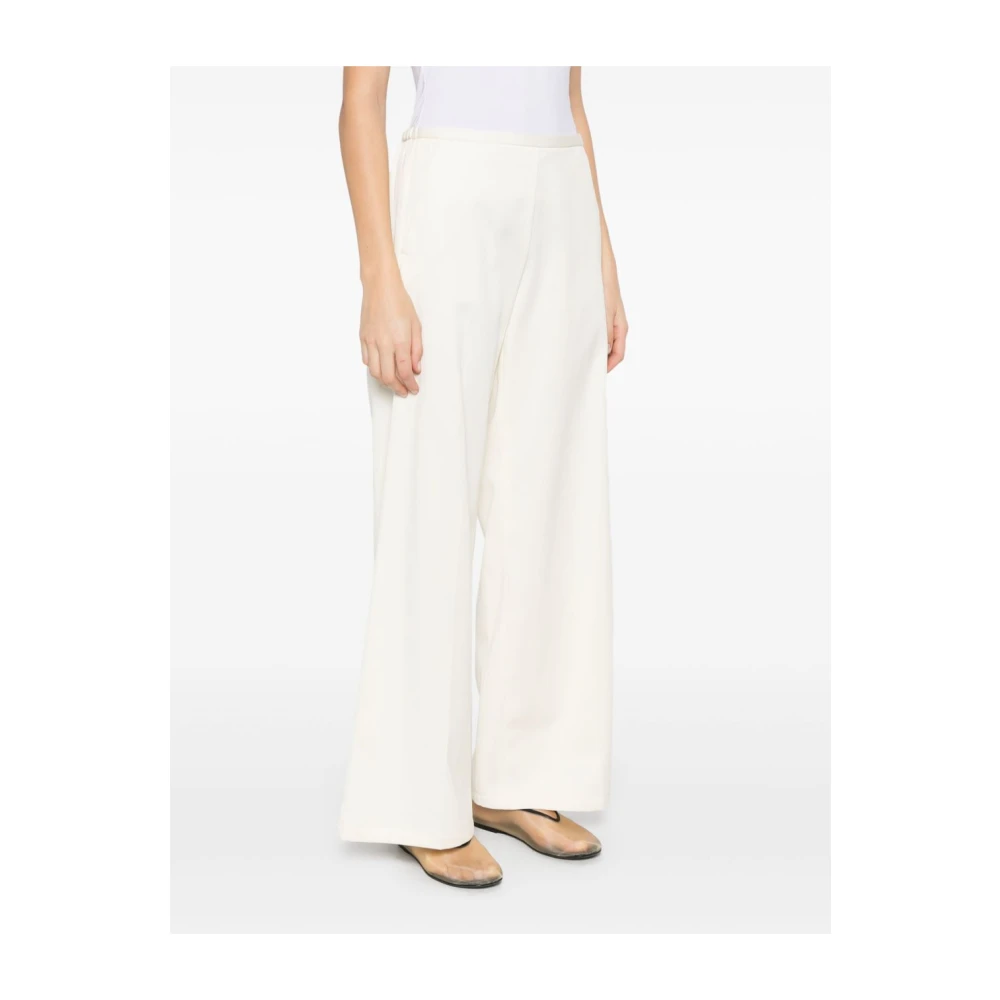 Forte Ivoor Katoenen Broek White Dames