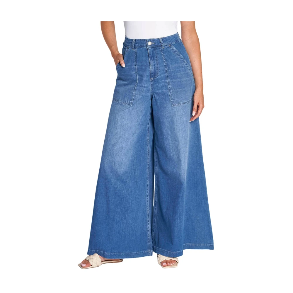 Zhrill Stijlvolle Denim Jeans Blue Dames