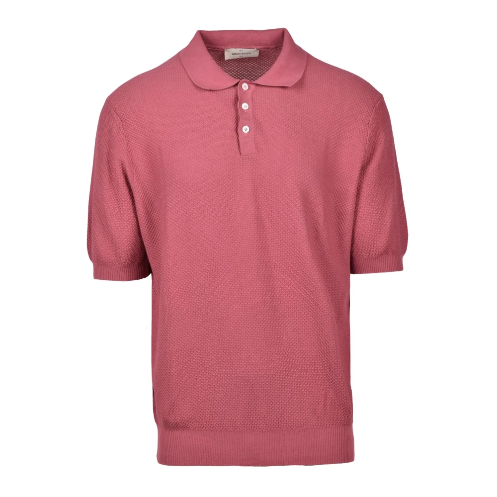 Gran Sasso Polo Pink Heren