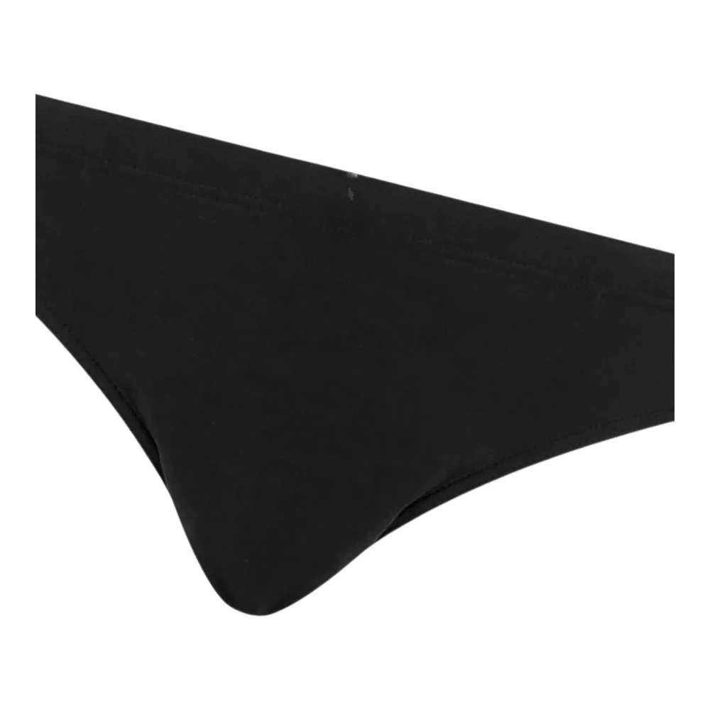 Moschino Zwarte Zee Kleding Elastische Taille Logo Rok Black Heren