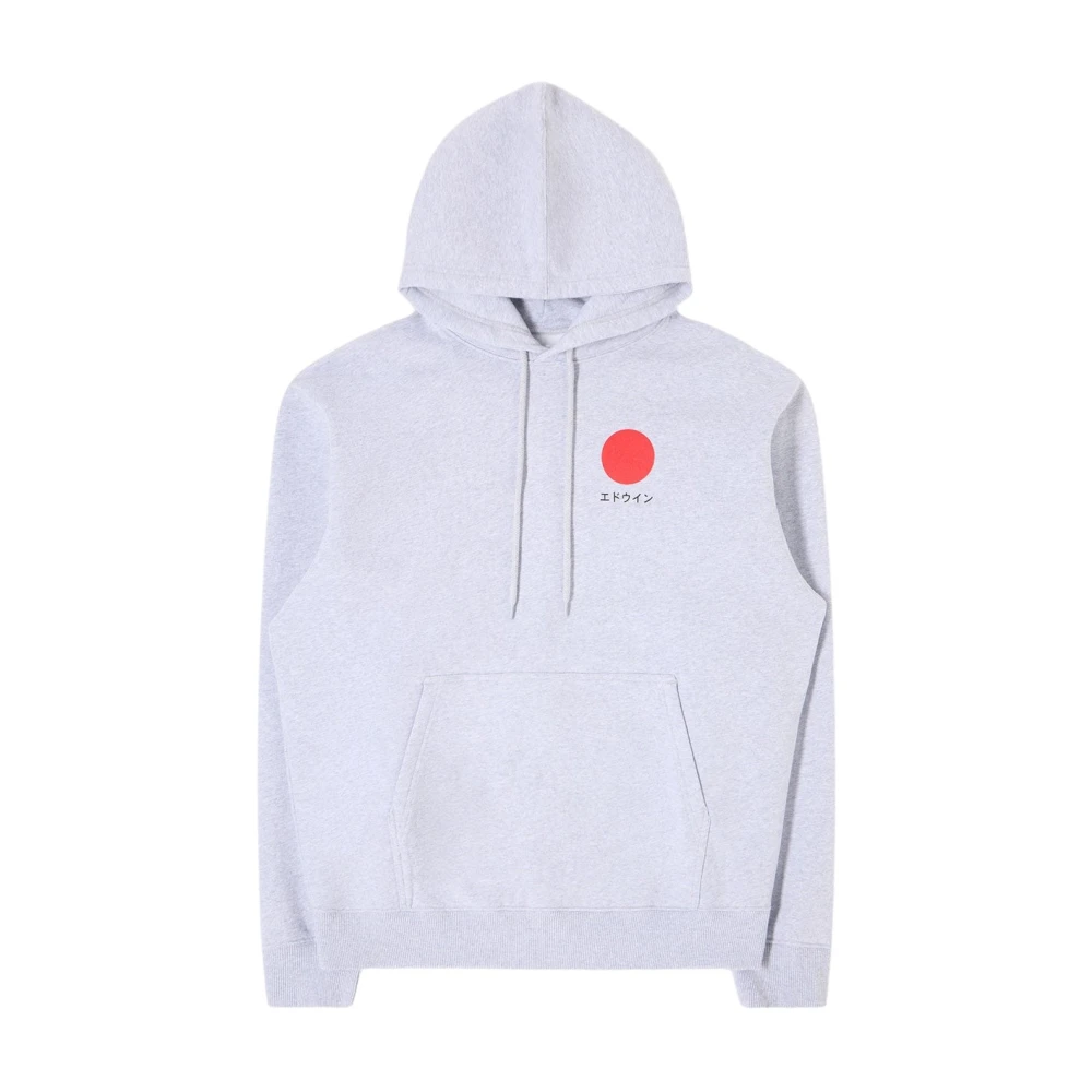 Edwin Japanse Zon Hoodie Sweat Grijs Marl Gray Heren