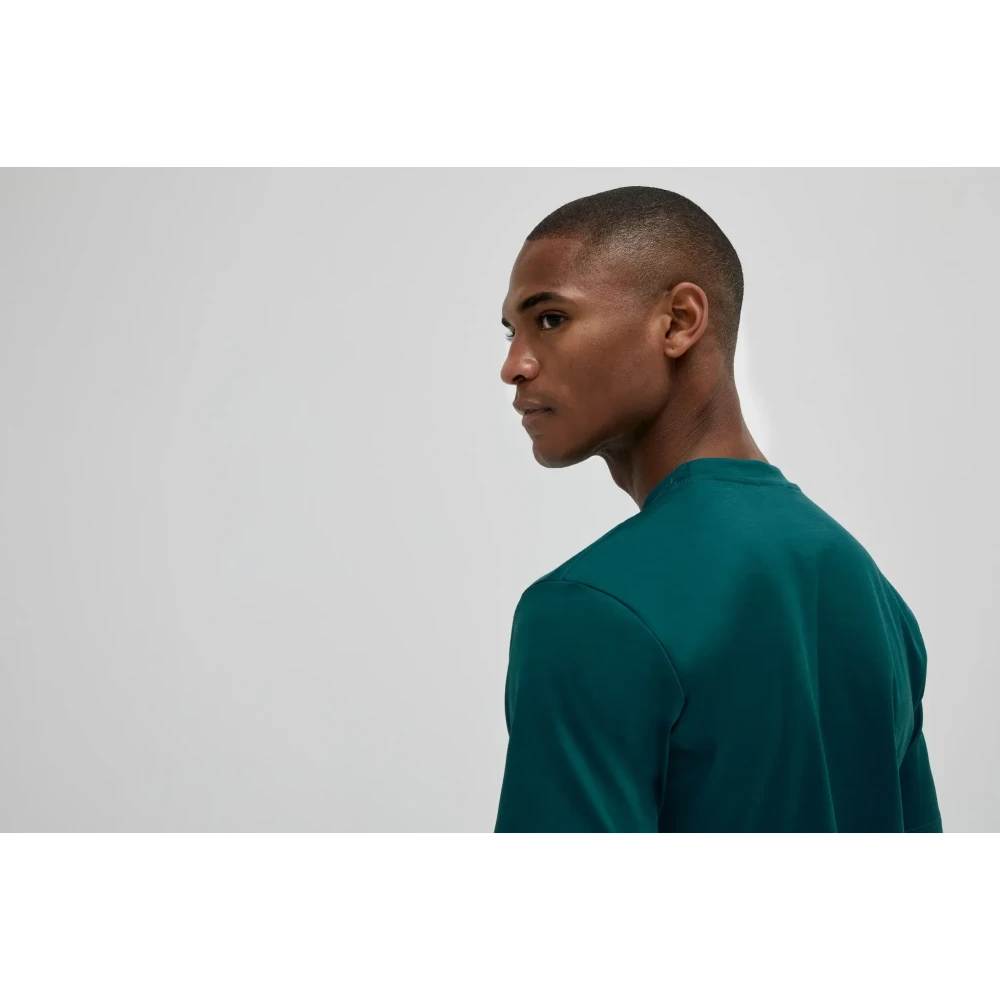 Valenza Interlock Supima T-shirt in Petrol Green Heren