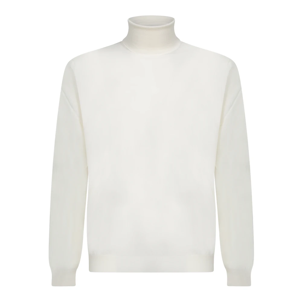Dell'oglio Witte Gebreide Kleding voor Moderne Mannen White Heren