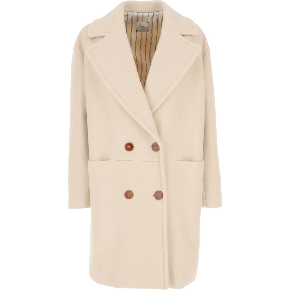 Coats > Double-Breasted Coats - - Alysi - Modalova
