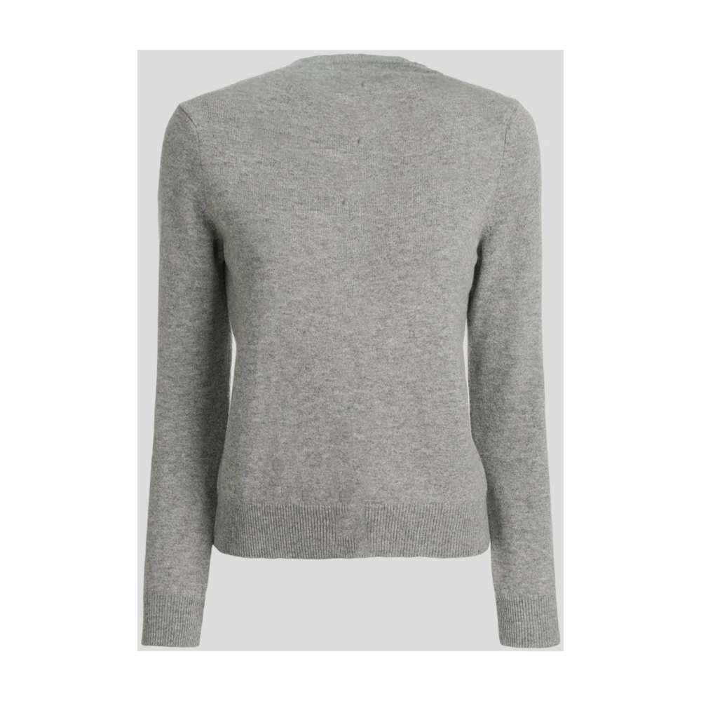 Comme des Garçons Play Wollen Hart Cardigan Gray Dames