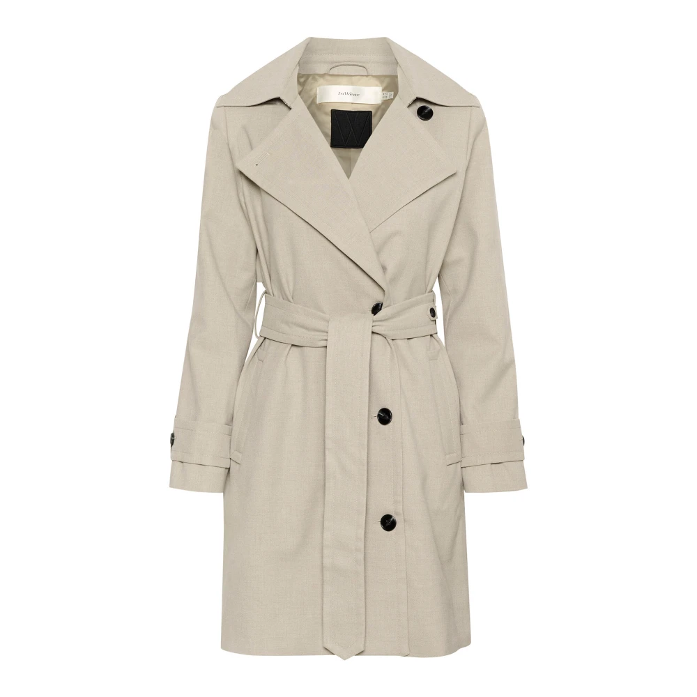 InWear Stijlvolle Trenchcoat Jas Haze Melange Beige Dames