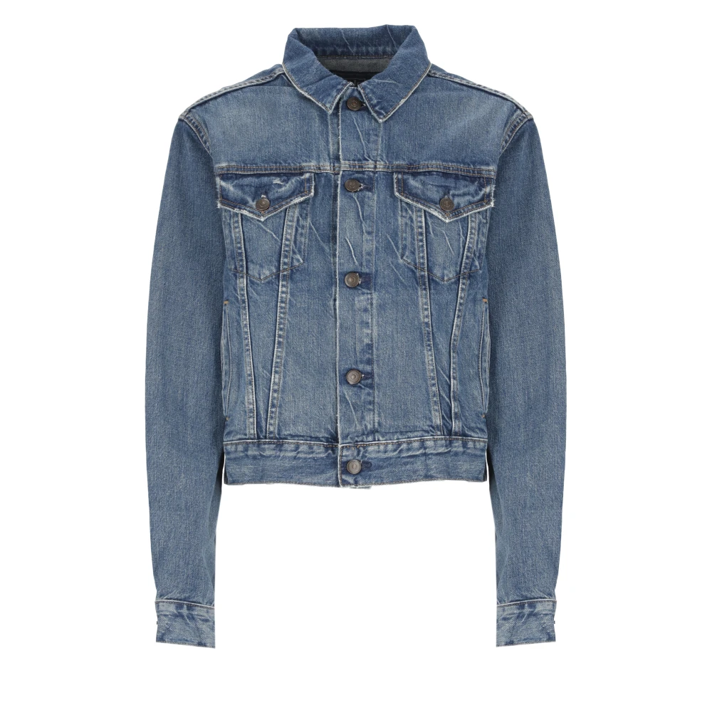 Ralph Lauren Katoenen Jas Blue Dames