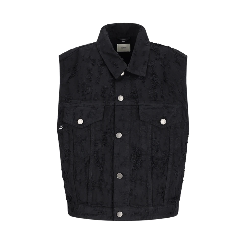 Haikure Women's Black Waistcoats, Xs, Ryder Bull Destroy Vest