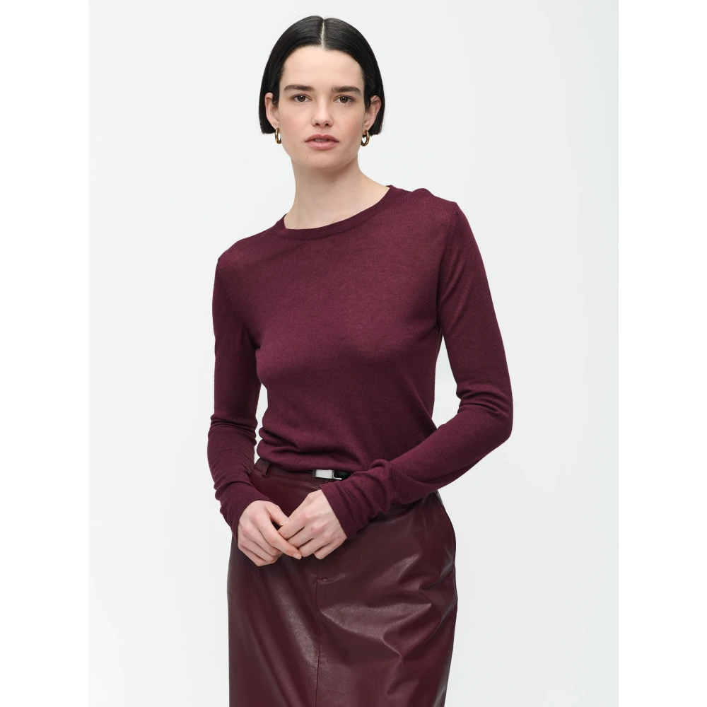 Jane Lushka Katherine Pu Pullover Red Dames