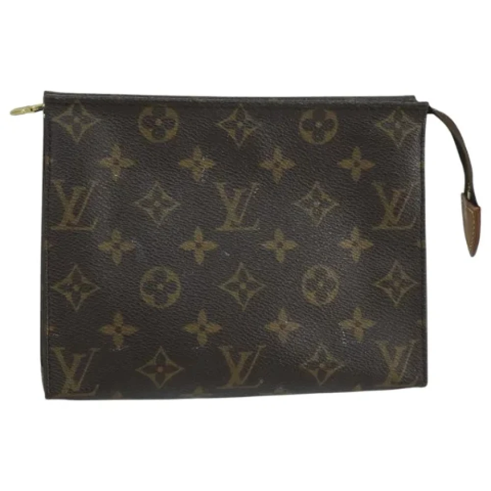 Louis Vuitton Vintage Pre-owned Canvas pouches Brown Dames