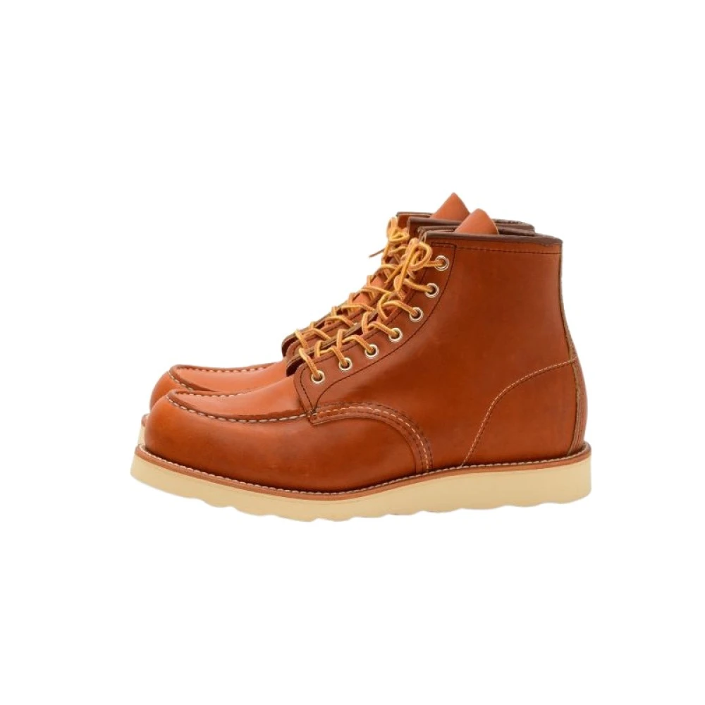Red Wing Shoes Mannelijk Bruin Klassieke Moc Toe Boots